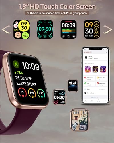 Relogio Smartwatch(Fazer/Atender Chamada), 1,8