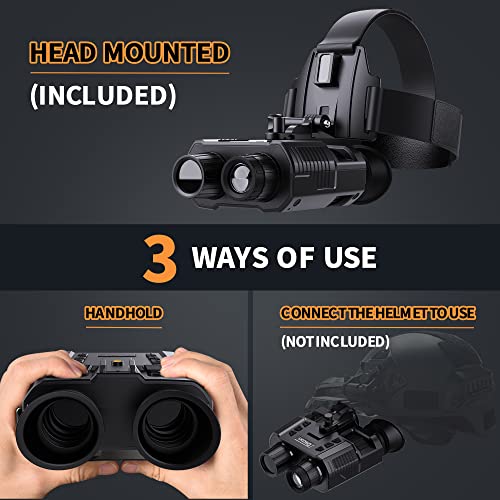Dsoon Digital Infrared Night Vision Goggles for Adults, 4X Digital Zoom