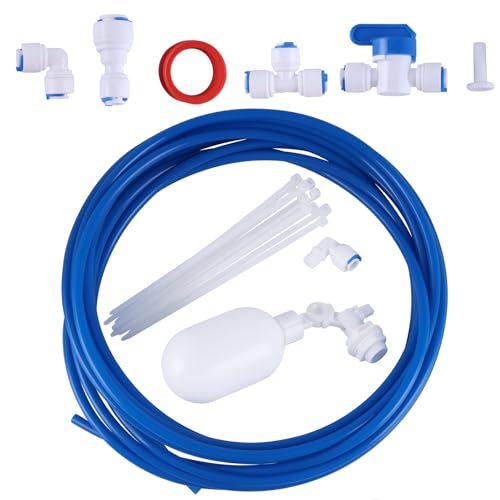 AOMIKITSTU 1/8 Female Threaded Connection Mini Float Valve, Adjustable, POM Material, For Large Water Tanks