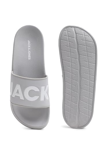 Image of JACK&JONES Men's Logo Print Pool Sliders