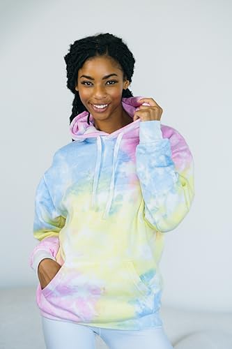 Image of Colortone Tie Dye Pullover Hoodies for Women and Men - Classic Fit Sweatshirts