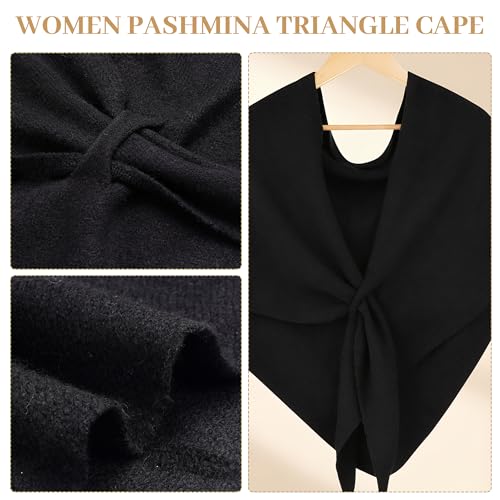 cnomg Winter Shawl Wraps Women Knitted shawls and Wraps Pashmina Shawl Wrap for Women Cardigan Cape Solid Color Scarf