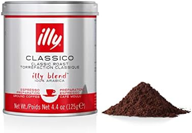 Illy Ground Espresso Coffee 4.4 Oz Medium Roast