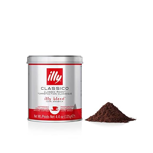 illy Koffie, gemalen espresso klassiek roosteren - 1 blik van 125 g