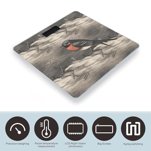 Báscula digital de baño con vidrio templado 400 lb miniatura 3