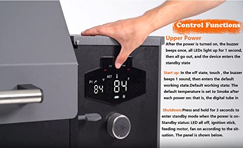 Replacement Expert Grill Digital Thermostat Controller Board with Bluetooth Function, can Connect to Mobile APP, Suitable for Expert Grill Komoda Grill and Smoking Machine XG1136224169002