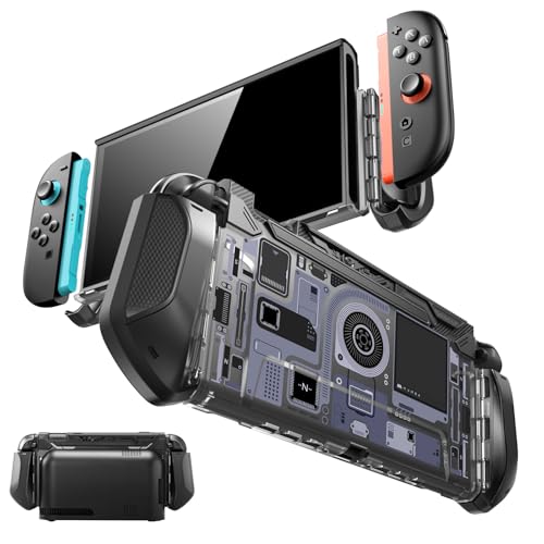 Image of mumba Dockable Case for Nintendo Switch 2 2025, [Blade Series] TPU Grip Protective Cover Accessories Compatible with Switch 2 7.9 Inch and Quick-Release Joy-Con Design