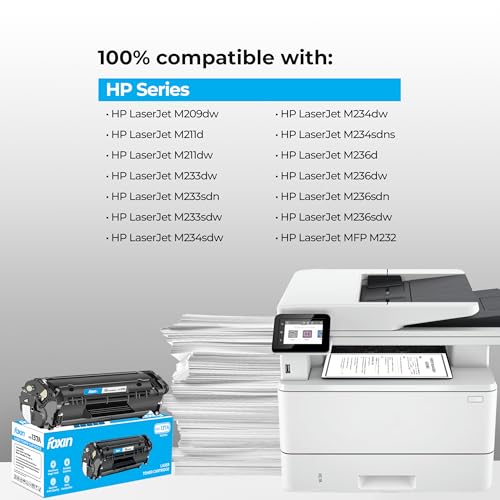 Image of Foxin FTC 137A Toner Cartridge | Compatible with W1370A HP LaserJet M209, M211, M232, M233, M234, M236 Series Printers | Monochrome HP Printer Cartridge | High Page Yield - 1150