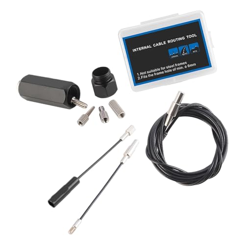 Fazvncv Herramienta de enrutamiento de cables magnéticos profesionales de aleación de aluminio de acero inoxidable para bicicleta de montaña