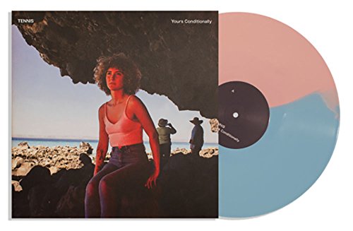 Album Art for Tennis 'Yours Conditionally' Exclusive Pink and Blue Vinyl by Tennis