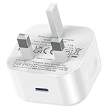 iPad Plug USB C,25W New Apple iPad Charger Plug Fast Charge UK for i Pad Pro 12.9 11 13 inch 4th 5th 6th M4 2024 Generation/Air 10.9 11 13 inch 5th Gen M2 M3/Mini 6 A17 Pro/Pad 10th 2022 A16 11th 2025