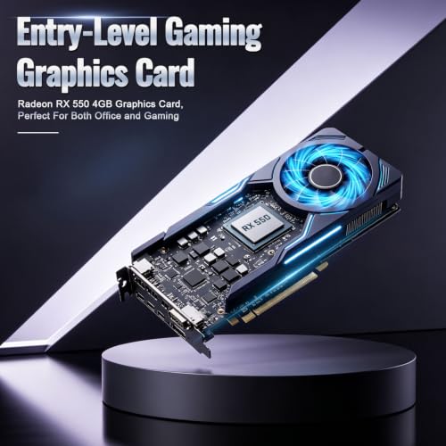 Image of Prebuilt Gaming PC Desktop,AMD Ryzen R5 Business Office Tower Computers PC
