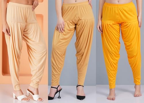 Image of Buy That Trendz Patiala Salwar for Women Relaxed Fit Viscose Patiyala Salwar Harem Bottom Pants
