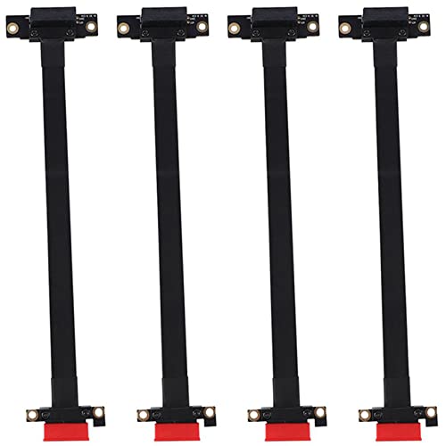 PCI-E 1X à 1X slot riser coudé pour résoudre le blocage des ports de carte