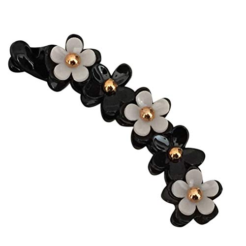 Barrettes à cheveux banane acrylique Lurrose pour queue de cheval filles
