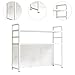 Bothyi Desk Shelf Desktop Display Rack Book Holder Space Saving Stable 2 Tier Bookcase Storage Rack Desk Hutch for Home Office Dorm, 115cmx20cmx98cm