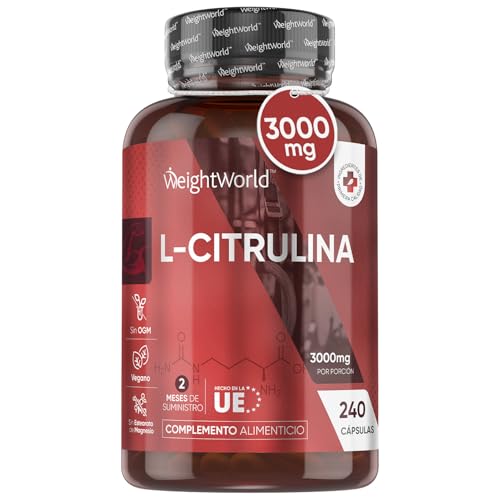 L Citrulina 3000mg 240 Cápsulas Veganas