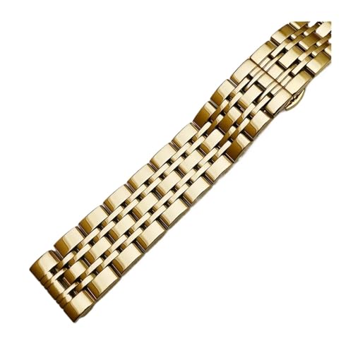 Bracelet de montre en métal argent poli pour homme idéal pour le bureau