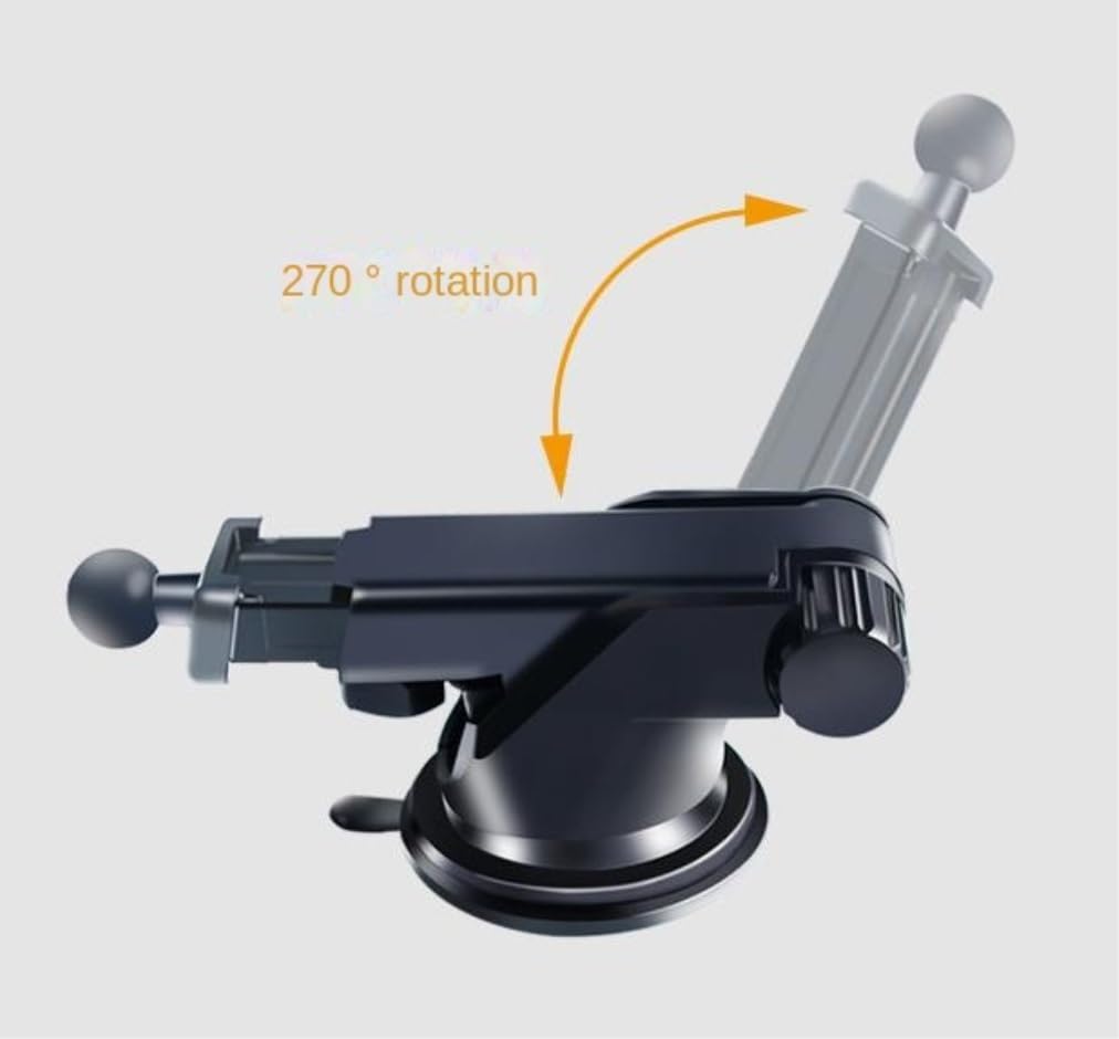 Supporto Telefono Supporto per Cellulare con Forte aspirazione Adatto per Smartphone Tablet Universale per per Auto(Rot)