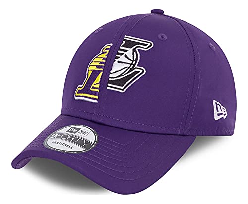 New Era 9 Forty Gorra Half and Half Los Angeles Lakers Violet, Morado, Talla única