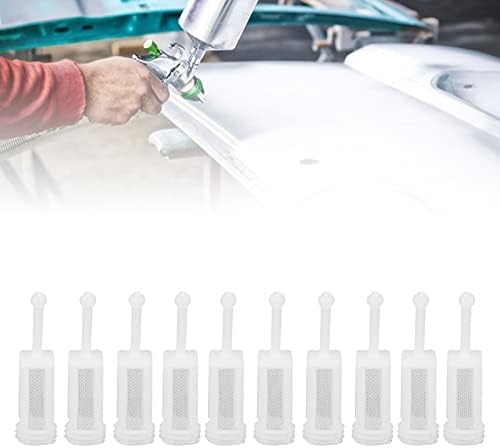 Garosa 10Pcs Universal Spray Gun Filters HVLP Filters Nylon Fine Mesh for Paint Sprayers,Paint Coating and Wall Treatment