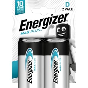 energizer pilas alkaline max plus enr d/lr20/e95 bp2 br caja 6 pile e301323900 chrome