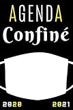 agenda confiné 2020 2021: agenda scolaire 2020 2021 humour - agenda 2020 2021 personnalisable - septembre 2020 2021 - emploi du temps - calendrier - fournitures scolaires primaire college lycee