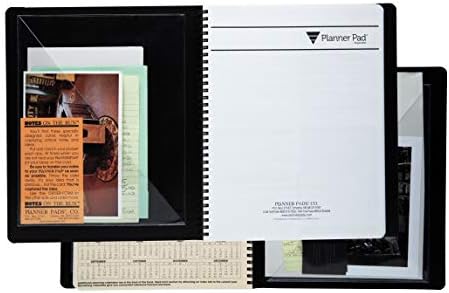 Planner Pad Insta Pockets, Front and Back Planner Pocket Combo, Personal Size, Clear Vinyl, 6 ½” x 8”