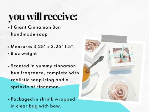 Sunbasil Soap Giant Cinnamon Bun Handmade Soap That Looks Like Food #TOP2