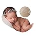Honra Newborn Photography Props Pearl Headband Baby Photoshoots Posing Photo Tieback Hair Accessories (White)