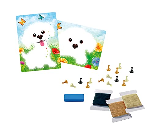 Ravensburger – Be Creative – String Art Midi – Dogs – Chiens – Tableau en Fil tendu – Création Objets – Loisir créatif – Activité détente et créative – Dès – 18243 - vue 3