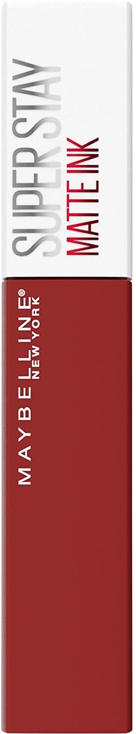 Maybelline New York, Superstay Matte Ink, Pintalabios Líquido Mate de larga duración, Color altamente pigmentado, Tono 335 Hustler, 30 g