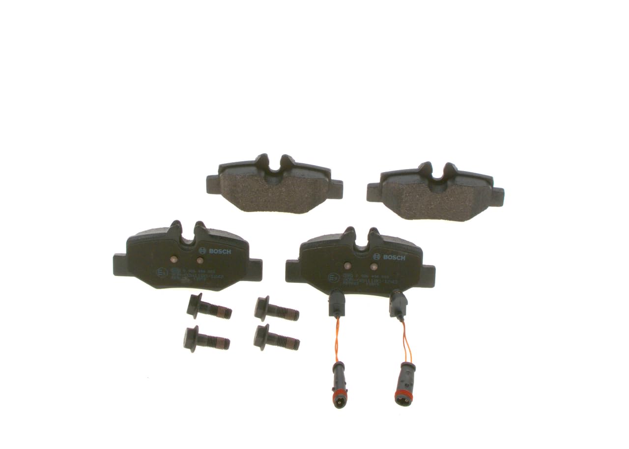 Bosch Brake Pad Set Low-Metallic 101.9mm Bolts/Screws 0986494082