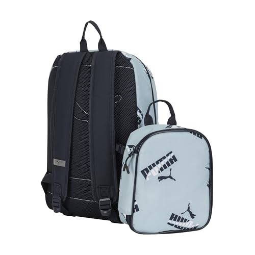 Image of PUMA Unisex Kid's Colony Lunch Kit & Backpack Combo, Modern Mint /New Navy, Medium