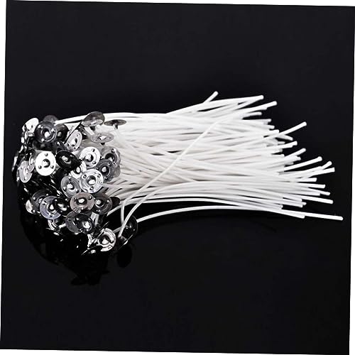Mechas para Velas de Algodón Natural Preenfundidas OSALADI 100 pcs miniatura 5
