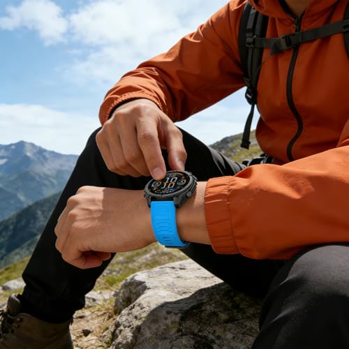 Image of 26mm Quickfit Silicone Watch Bands Compatible with Garmin Fenix 8 Pro /quatix 8 51mm /Fenix 7X /7X Pro /6X /6X Pro /5X /5X Plus /3 HR /Enduro 3 2 /Descent Mk3i 51mm /Mk2i /Tactix 8 /7 pro /epix Pro 51MM