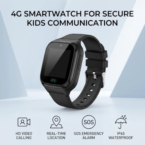 Reloj inteligente para niños 4G con videollamada para estar unidos en el colegio 5