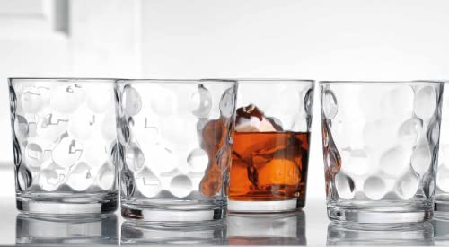 Glaver's Whiskey Glasses 13 Oz. Barware Set Of 4 Old Fashioned Glasses For Whisky, Scotch, Bourbon, Liquor, And Cocktails. #TOP6