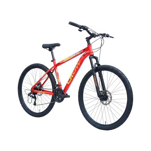 Image of CROW - FIRE Storm 21 Speed Gear Cycle | 29 inch T Cycle for Boys 12 to 15 Years | Bicycle for Men Adult | Mountain Bike with Front Suspension & Dual Disc Brakes| Unisex 29 INCH MTB Cycle for Men