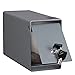 Protex Drop Box Safe (SDB-100), for Cash, Checks and envelopes, Saw-Toothed Baffle to Protect Slot, Powder Coated Finish, 4 Pre-drilled anchoring Holes