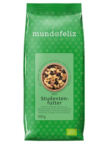 Mundo Feliz Studentenfutter aus Bio-Anbau, 2 x 500 g