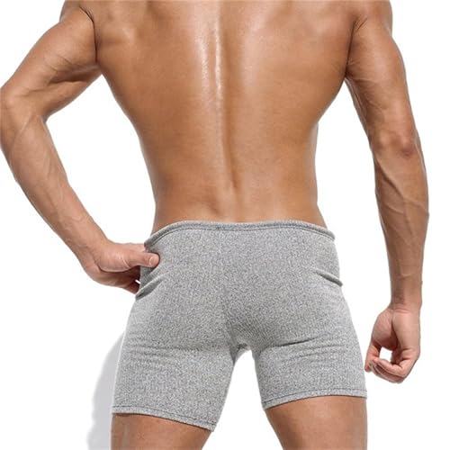 Shorts deportivos casuales para hombre talla Medium gris claro miniatura 2