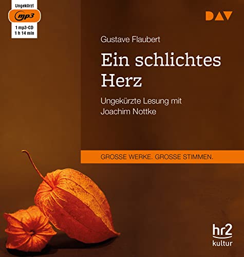 Bild: Ein schlichtes Herz: Ungek�rzte Lesung mit Joachim Nottke (1 mp3-CD) f�r 8,11 EUR (-46%) statt 15,00 EUR bei Amazon