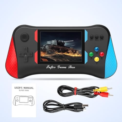Image of X7M 500-in-1 Retro Handheld Gaming Console for Kids | 3.5 inch HD Screen Classic Video Game Player with Built-in Games - Rechargeable Portable Game Device Toys for Boys 7-14 Years- Mix Colour (X7M 2026)