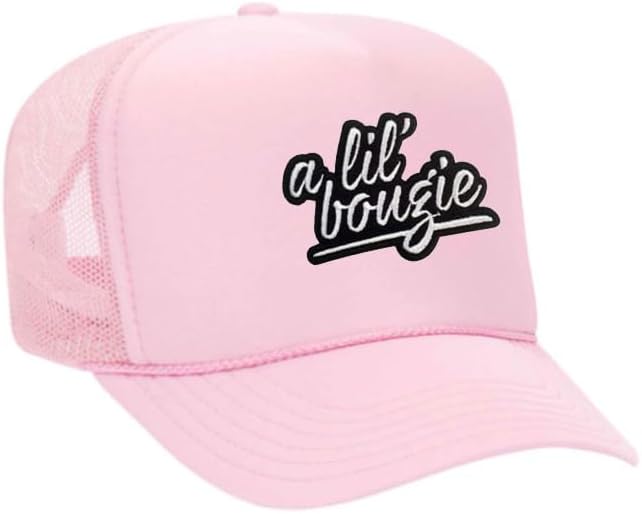 A Lil' Bougie Embroidered Patch Trucker Hat
