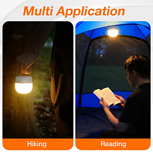 Camping Lantern, Siivton Portable Tent Light & 6400Mah Power Bank , Up To 150H Running Time, Led Camping Tent Light - 4 Light Modes,For Camping Hiking Fishing Outdoor #TOP7