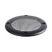 BCP 2pcs Screw Hole C to C 3-1/2inches Black Color Mesh Speaker Decorative Circle Subwoofer Grill Cover Guard Protector, Screw is Included