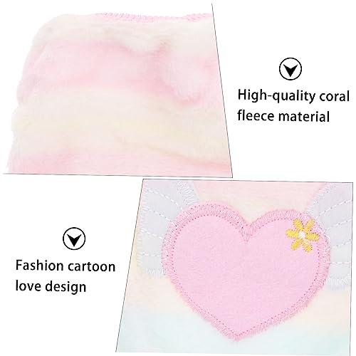 Costume de chien 3 pièces rose extensible : ajustement parfait pour petits animaux