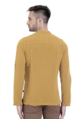 Image of Identiti Men Solid Slim Fit 100% Viscose Casual Shirt /Kurta for Men