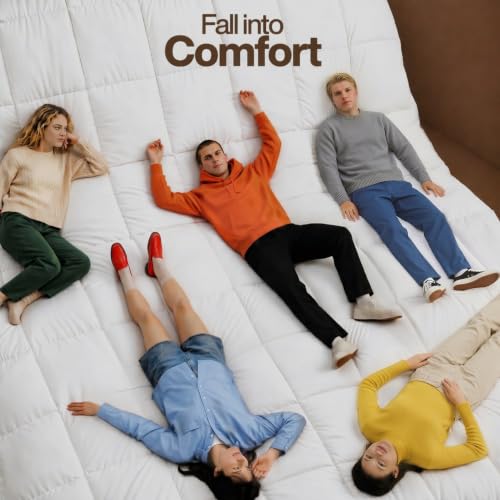 Image of Utopia Bedding Comforter King Size, Duvet Insert, White, 90 x 102 Inches